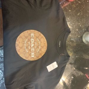 Coach Signature Black Tshirt